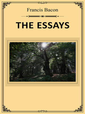 cover image of The Essays